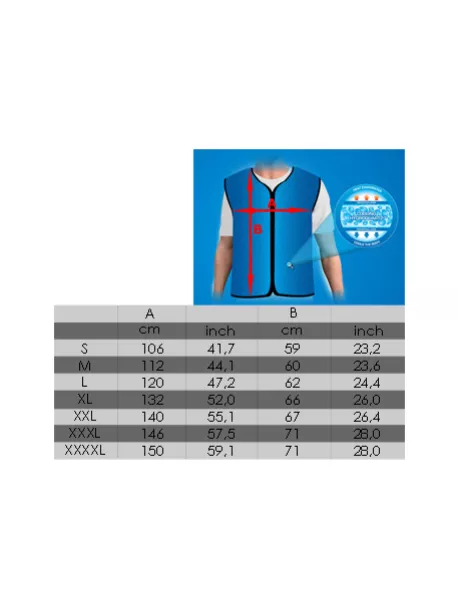 Chladící vesta Aqua CoolKeeper  Pacific Blue